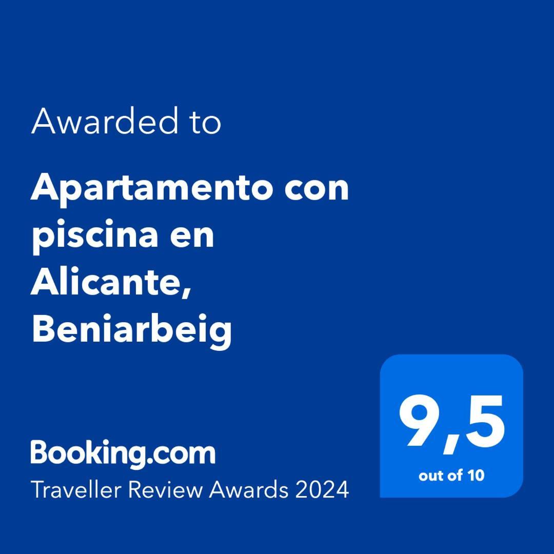 Apartamento Con Piscina En Alicante, Beniarbeig Bagian luar foto